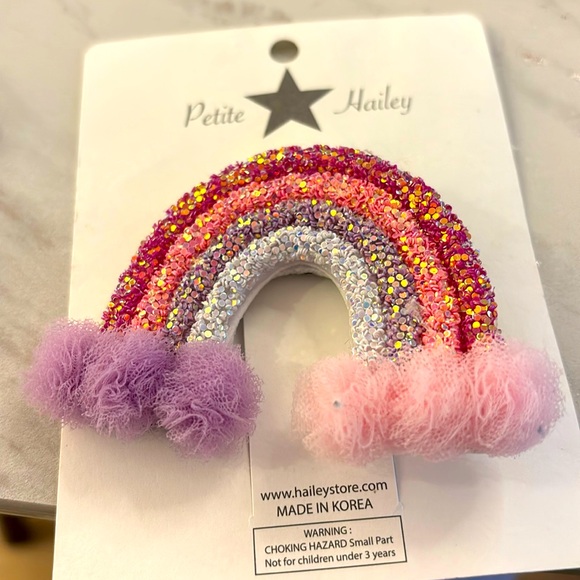 Petite Hailey rainbow clip new - Picture 1 of 2